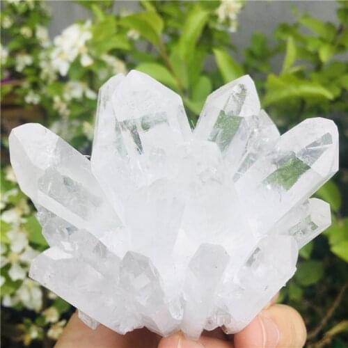 Natural Clear Quartz Crystal Cluster Minerals for Meditation Positive Healing Chakra Reiki Stone Home Furnishing decoration