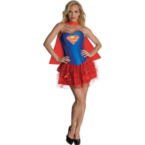 New Arrival Fancy Dress Role Play Hero Sexy SuperWomen Costume High Quality Lace-Up Heroine Cosplay Costume