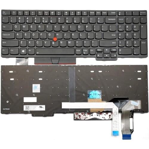 New For Lenovo Thinkpad L590 Type 20Q7 20Q8 20QN 20QQ P53 P53S P72 P73 T590 Laptop Keyboard US Black With Backlit