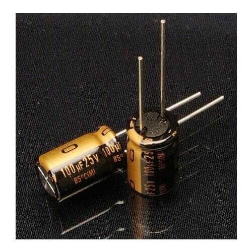Original for nichicon audio electrolytic capacitor KZ 100Uf/25V
