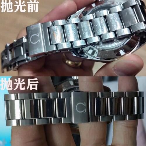 Watch refurbished polishing cloth Stainless steel metal silver jewelry polishing Apple phone frame to remove oxidation scratches