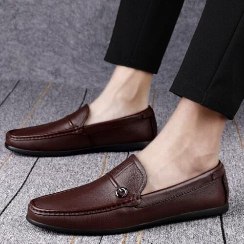 Casual Fashion Shoes Casual Shoes Men Shoe Man Leather Sapatos Zapatos Informales De Hombre Leisure Casuales Para For