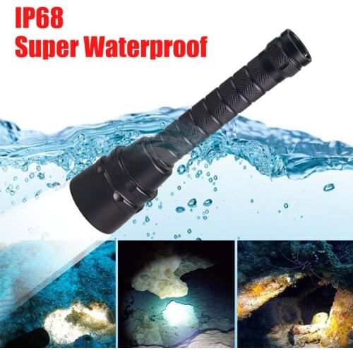 Professional Diving Flashlight XMLT6 L2 Portable Scuba Dive Torch LED Super Bright IPX68 Waterproof Underwater Torch Lanterna