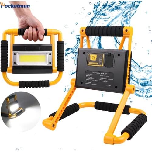 380W Work Lights Portable Spotlight Cob Work Lamp Rechargeable Flashlights Waterproof Camping Lamp Outdoor Night Searchlight