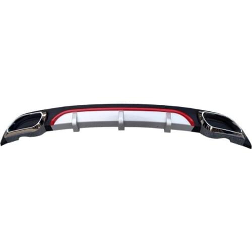 Discount for Chevrolet Cruze 2008 2010 2011 2012 to 2013 2015 to 2016 2017 to 2018 Rear Bumper Diffuser with silvery trim