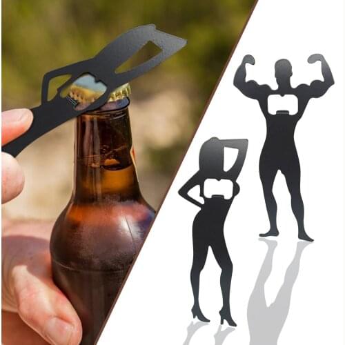 Creative Macho Metal Beer Bottle Opener Automatic Stainless Steel Beverage Bottles New Strange Opener Kitchen Gadgets Bar Tool