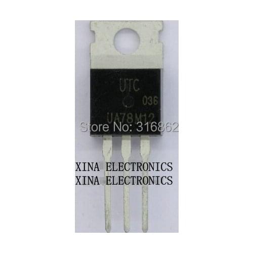 UA78M12 78M12 TO-220 ROHS ORIGINAL 20PCS/lot Free Shipping Electronics composition kit