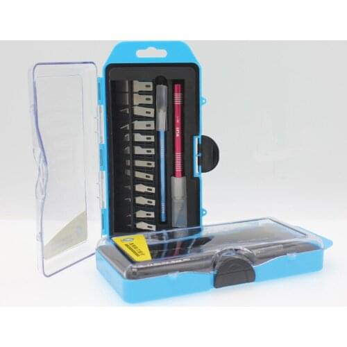 Wlxy14-piece set of combined engraving knife for mobile phone film engraving knife pen and circuit board tool model trimming