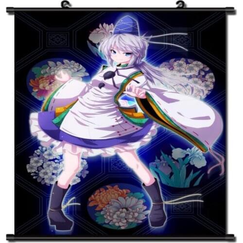 Japanese Anime TouHou Project Shinreibyou Ten Desires Mononobe no Futo Home Decor Wall Scroll Poster Decorative Pictures