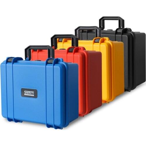 280x240x130mm Safety Instrument Tool Box ABS Plastic Storage Toolbox Equipment Tool Case Outdoor Suitcase with Foam Inside