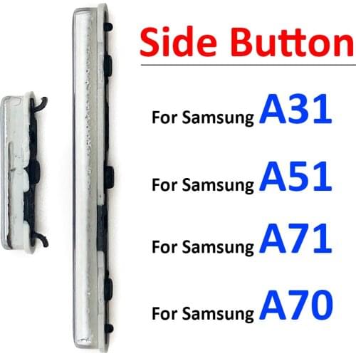 New For Samsung A31 A315F A51 A515F A70 A705F A71 A715F Power Button + Volume Side Button Key Replacement Parts