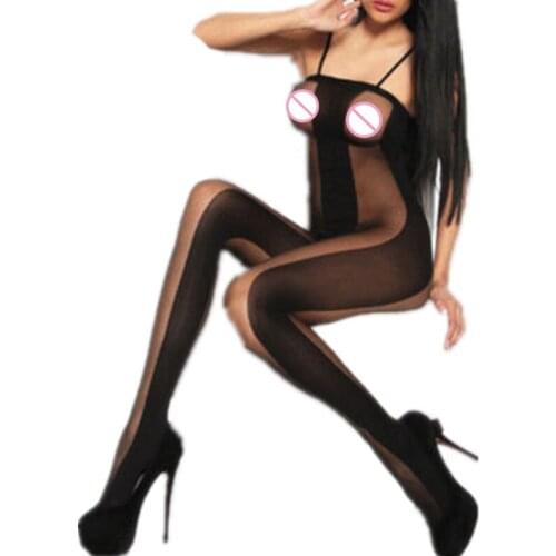 Plus Size Bodystocking Sexy Lingerie Underwear Porn Babydoll Hot Fishnet Open Crotch Exotic Lingerie Sexy Costumes Sex Products