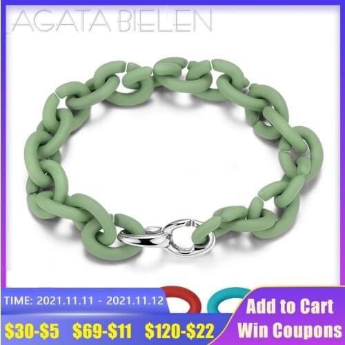 10 Colors Fashion Hard Rubber X Bracelets with Beads For Women Jewellery European style Bracelet Men Jewelry Diy Best Gift