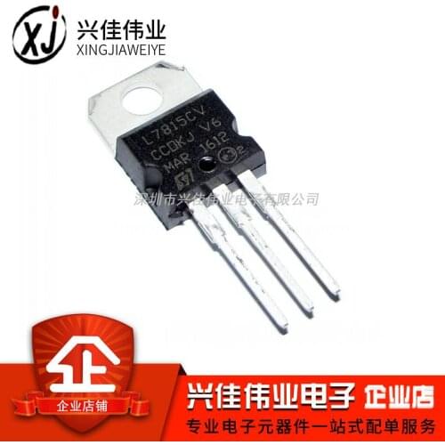 10/PCS NEW New 7815 L7815 L7815cv Direct Plug TO-220 15V/1.5a Triple-Terminal Voltage-Regulator Tube