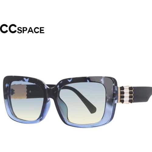 53164 Rectangular Decorative Womens Sunglasses Vintage Fashion Summer Female Shades UV400