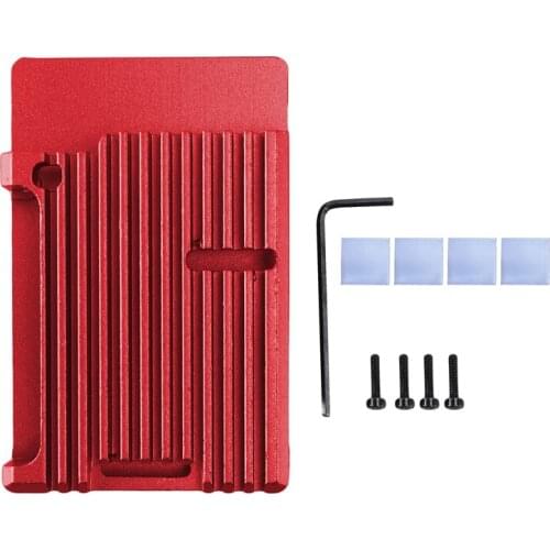 For Raspberry Pi 4 Aluminum Case Metal Shell Enclosure for RPI 4 Model B