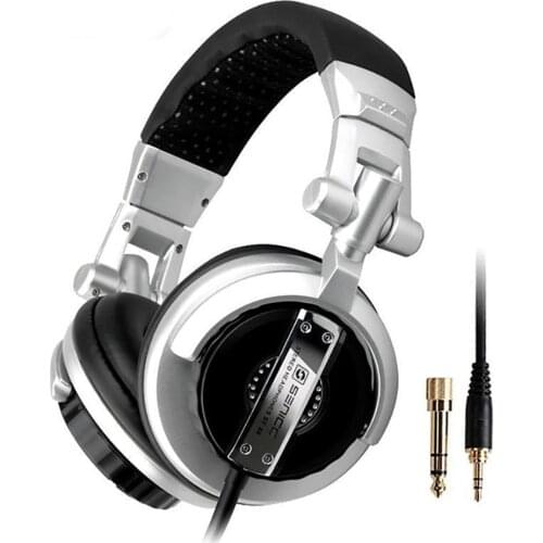SENICC ST-80 Professional Stereo Studio Monitor Earphones 3.5mm 6.3mm Jack DJ Headphone 2.5m Extension Cord Gamer Headset for DJ