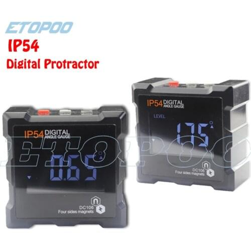 IP54 Mini Digital Protractor Inclinometer Electronic Protractor Inclinometer Level Box Angle Meter with Magnetic Base