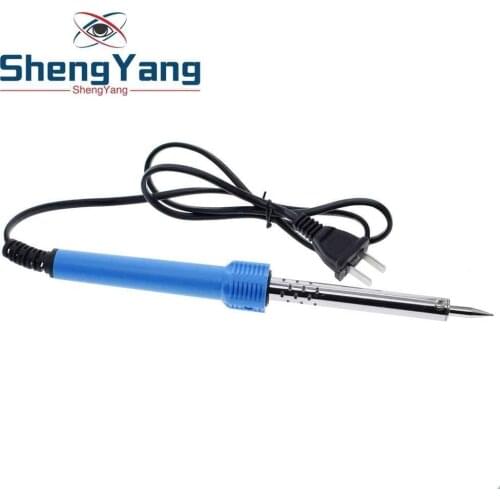 ShengYang 220V Electric Soldering Iron External Heated Soldering Iron Hand Welding Solder Tool Kit 60W US Plug