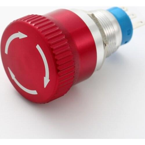 ELEWIND 19mm emergency stop Push button switch(PM192F-11TS)