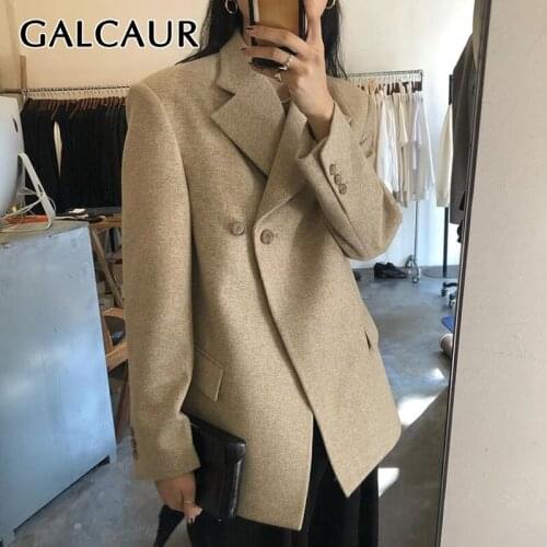 Женские прямые пиджаки GALCAUR China At AliExpress