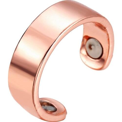 Hot Sale Fashion Slimming Open Ring Micro Magnetic Weight Loss Finger Ring Fat Burning String Health Care