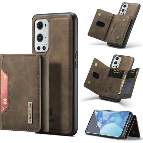 Case For OnePlus 9 Pro R Leather Flip Luxury Magnetic Wallet Phone Case For Credit Card Protective Shockproof Stand Full Cover
