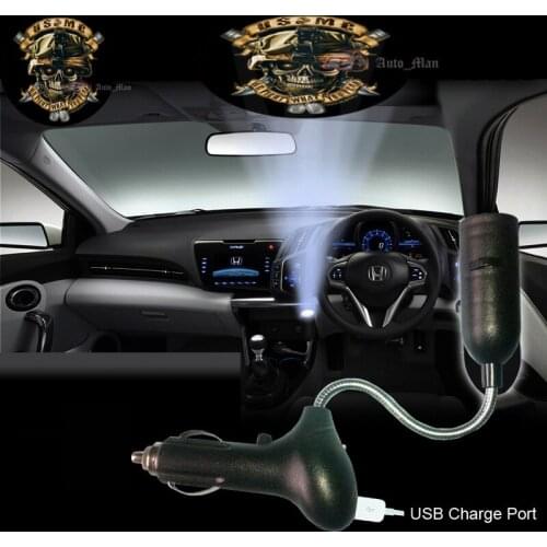 Car Cigarette Laser Projector 3D USMC United States Marine Corps Logo Ghost Shadow Decorative Atmosphere LED Light #B1813