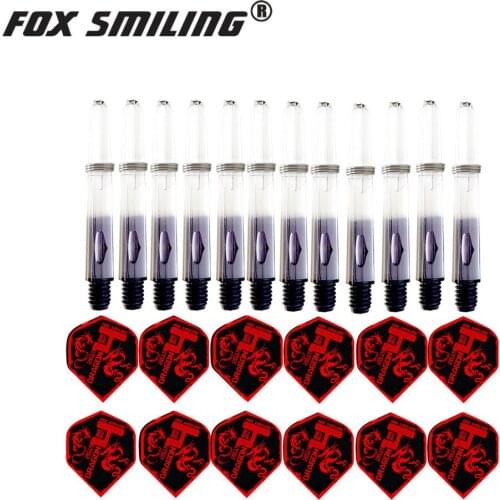 Fox Smiling 25mm 2BA Professional Soft Dart Tip And Nice Pattern Darts Flights Dart Accessories For Soft And Steel Darts