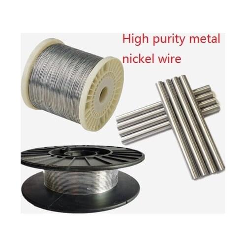 High-purity metal nickel wire nickel wire nickel rod metal nickel electrode wire N4N6 nickel wire nickel rod capillary nickel tu
