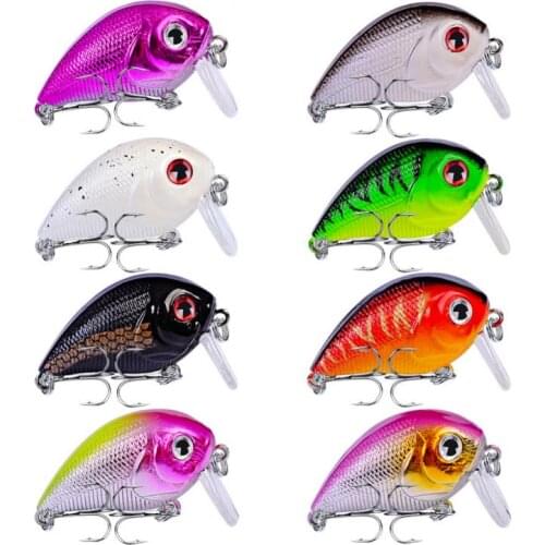 Multicolor Fishing Lure 45/28.5/68/90 Mm Plastic Hard Bait Crankbait Artificial Hard Bait Swimbait Outdoor Fishing Accessories