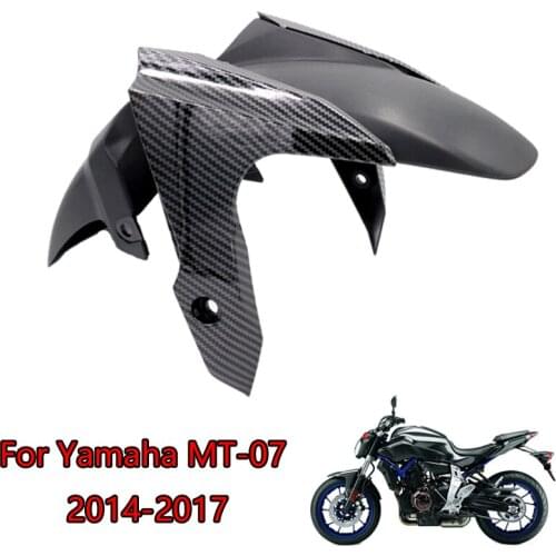 Suitable for Yamaha MT-07 2014-2017 2014 2015 2016 2017 Black carbon brazing front fender fender splash fender