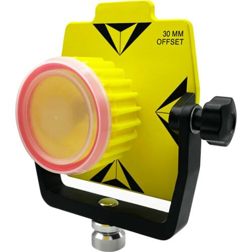 BRAND NEW YELLOW AK13 TOPCON SINGLE PRISM FOR NIKON SOKKIA LEICA PENTAX SOUTH TOTAL STATION PRISM SURVEYING INSTRUMENTS + BAG