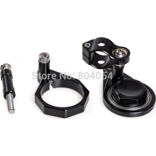 New Motorcycles Supplies Black CNC Steering Damper Mounting Kit For Suzuki GSX-R1000 GSXR1000 K7 K8 2007 2008
