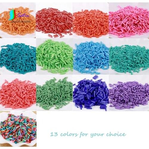 Solid Color Bead Tube For Clothing Sewing Decoration Material Bead Tube,DIY Bracelet /necklace Bead Tube Accessory S0514H 2*6mm