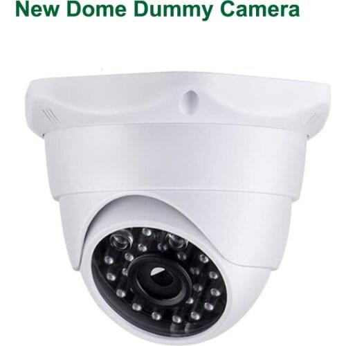 Fake Security Camera CCTV Dummy Fake Security Surveillance CCTV Dome Camera with Red LED Light Flashing