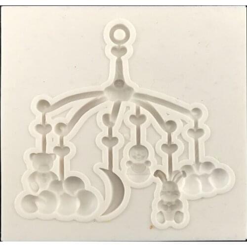 Rotary Pendant Liquid Silicone Fondant Cake Mold K108