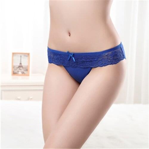 Girls Sexy Thong Panties 6Colors Lace G-Strings For Girl Black Panties Female Seamless Teen Underwear Mesh Lace