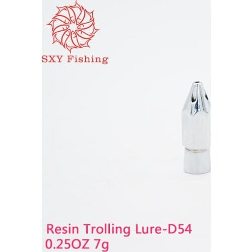 SXY FISHJING DIY Metal Trolling Lures Fake bait DIY jet head fishing lure D54