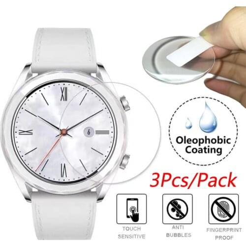 3Pcs/Pack 9H Tempered Protective Glass film For Huawei Watch GT 2E GT 2 Pro Screen Protector For Honor Watch Magic 2 Accessories