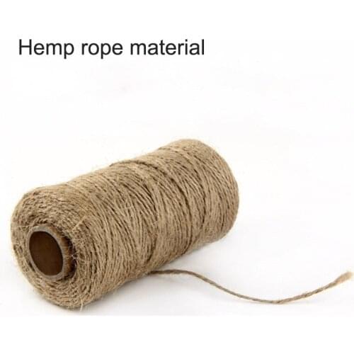 100m Woven Ropes Craft Decor Florists Wedding Gift DIY Scrapbooking Wrapping Cords Thread Twine Burlap String Hemp Rope