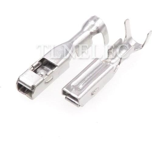 50pcs 2.8mm Series Automobile Female Connector Wiring Terminal Auto Crimping Plug-In Spring Screw Terminals Of DJ623-W2.8X0.8B