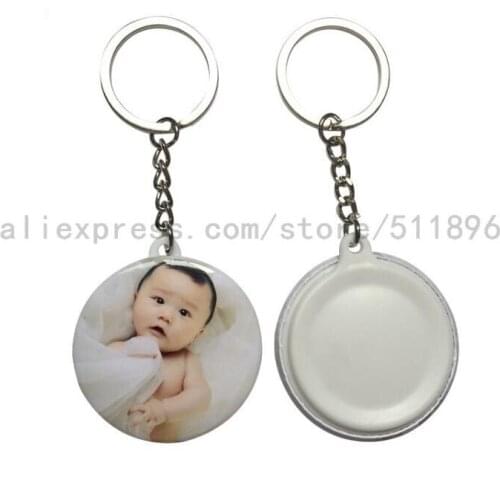 500sets 44mm Blank Link Keychain Button Material