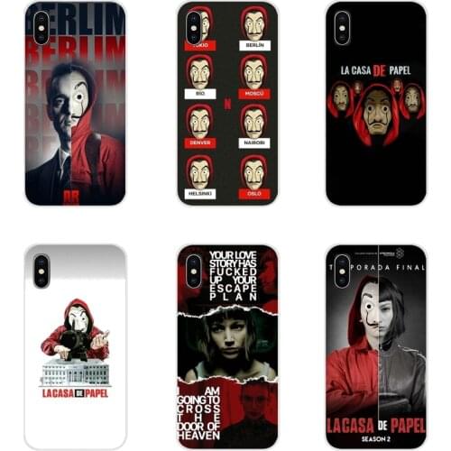 Accessories Phone Shell Covers La Casa De Papel Movie For Samsung A10 A30 A40 A50 A60 A70 Galaxy S2 Note 2 3 Oneplus 3T 5T 6T