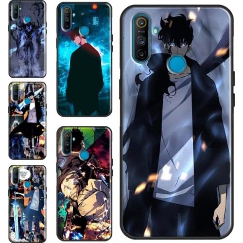Anime solo leveling Case For OnePlus 8 Pro 9 Pro Nord 7T 8T 9R Cover For Realme C21 C15 C11 C3 GT Q3 6 7 8 Pro