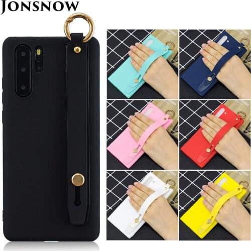 Wristband Phone Case for Samsung S20 Plus Note 10 Lite S10e S9 Note 9 Note 20 Pro Cases Candy Color Bracket Soft Silicone Cover