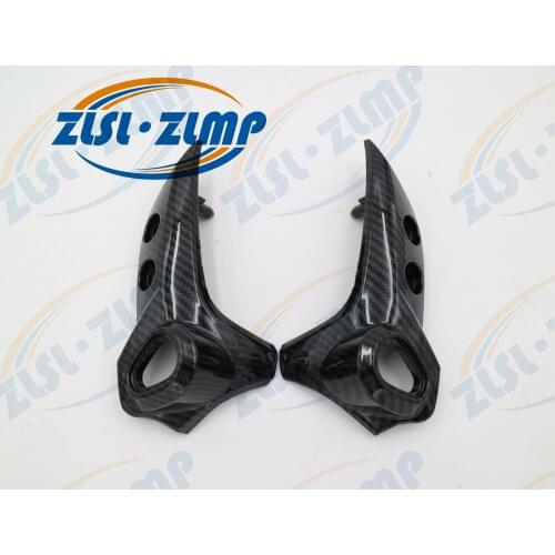 Carbon fiber color Bracket Headlight Upper Stay Side cover Support mount Holder mounting fairing For YAMAHA FZ6N FZ600 FZ6 04-09