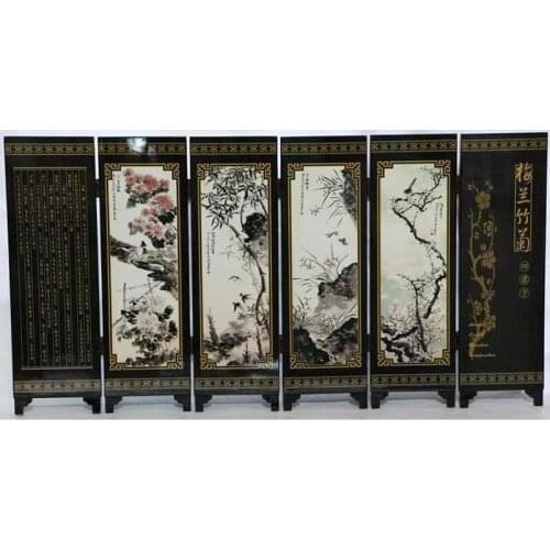 Exquisite furnishing articles chrysanthemum patterns lacquer process with Chinese characteristics