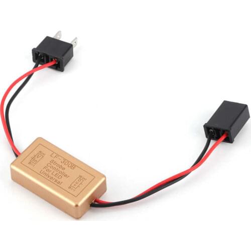 Flash Strobe Controller Box Flasher H7 Socket Light Flasher Module for LED Headlight Fog Light Small Lamps