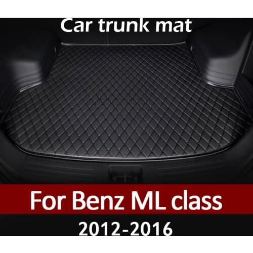 MIDOON Car trunk mat for Benz ML class 2012 2013 2014 2015 2016 cargo liner carpet interior accessories cover